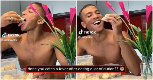 Doyan Banget! Bule Ini Makan Durian Setiap Hari Selama 3 Minggu