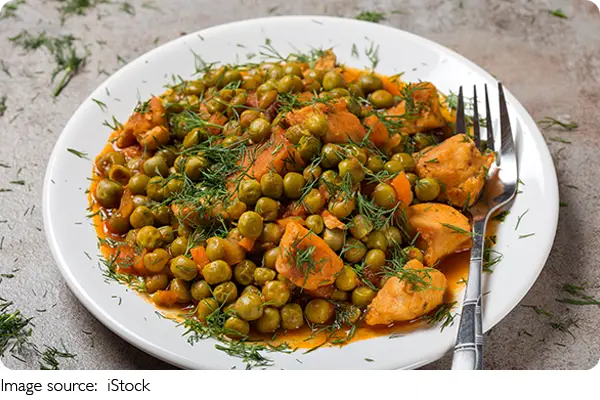 Tavuklu Bezelye Lezzeti