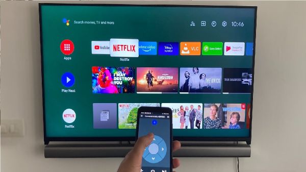 Smartphone into tv remote