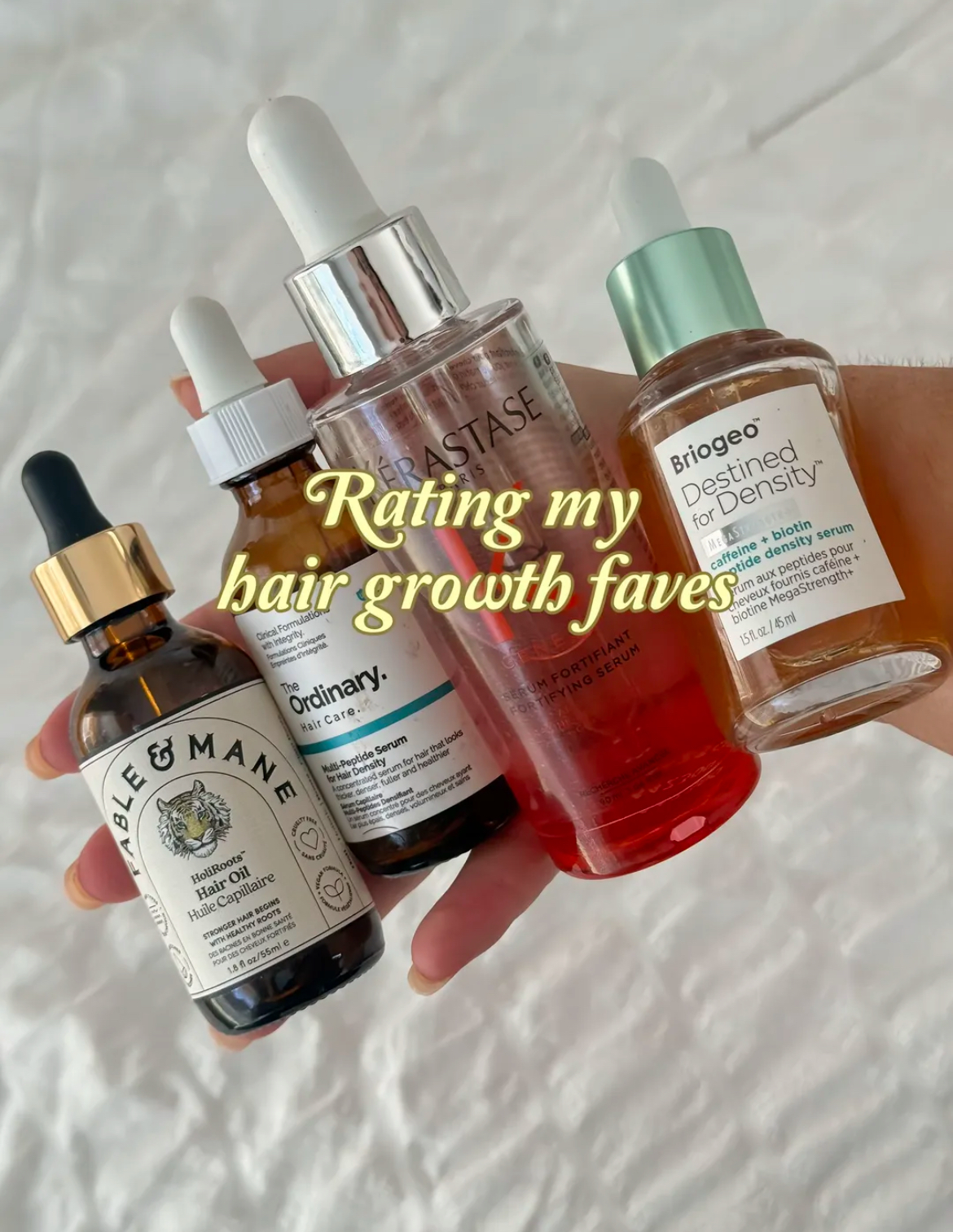 Mes sérums capillaires