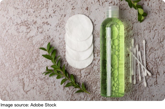 Segredo azul da pele