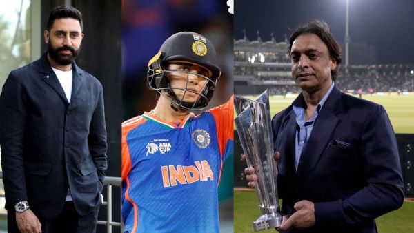Ind vs Pak Final: Abhishek Sharma is beating, Shoaib Akhtar is afraid of Abhishek Bachchan!