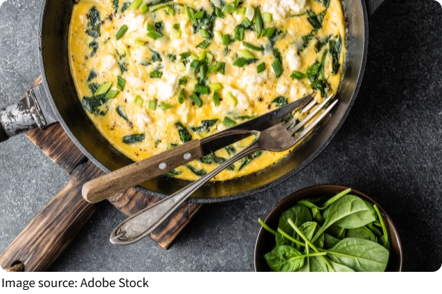 Pastel Espinacas y Ricotta