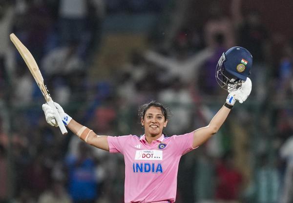 India’s Smriti Mandhana has been in good nick, having scored four centuries this calendar year, the joint-most in 2025.
