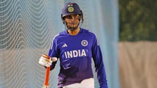Shubman gill during nets 