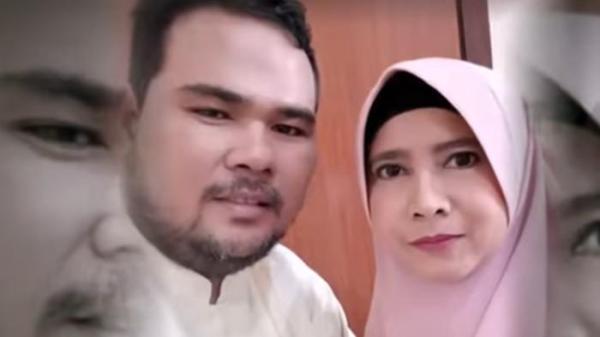 EKS ISTRI SETIA MERAWAT- Potret Fahmi Bo dan Nita sebelum bercerai pada tahun 2019. Fahmi Bo merasa beruntung lantaran sang mantan istri masih memberikan perhatian dan rela merawatnya yang terbaring sakit hanya di kasur, bercerai 2018