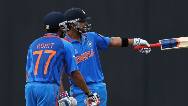 Rohit Sharma 77 Number Jersey Getty