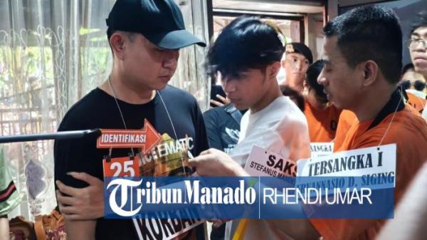 TIKAM - Kepolisian Daerah (Polda) Sulawesi Utara menggelar rekonstruksi kasus pembunuhan terhadap Alberto Benedict Joel Tanos, yang terjadi di wilayah Kecamatan Sario, Kota Manado, Senin (4/8/2025) lalu.