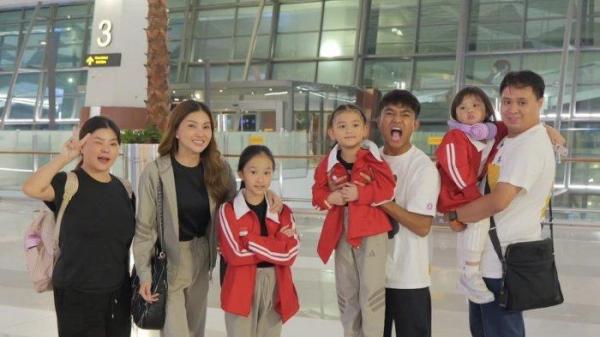 TINGGALKAN INDONESIA - Sarwendah boyong dua putri Ruben Onsu ke China dicapture Jumat (30/5/2025).