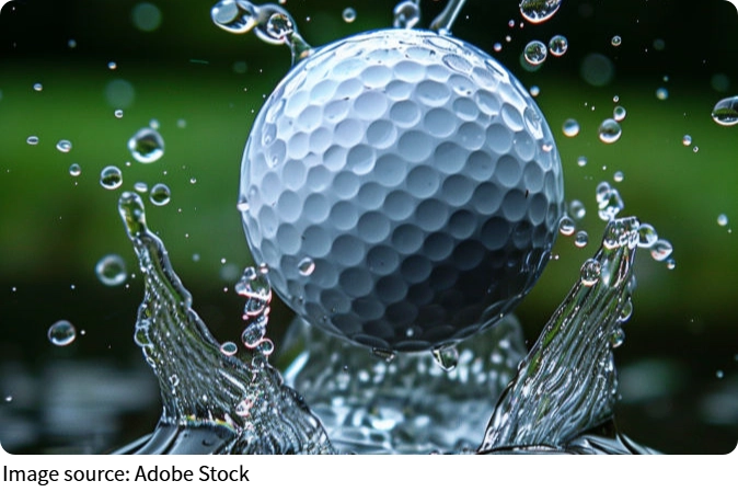 Faire flotter un golf