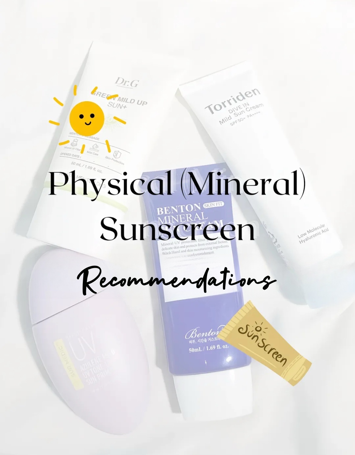 Physical Sunscreens!