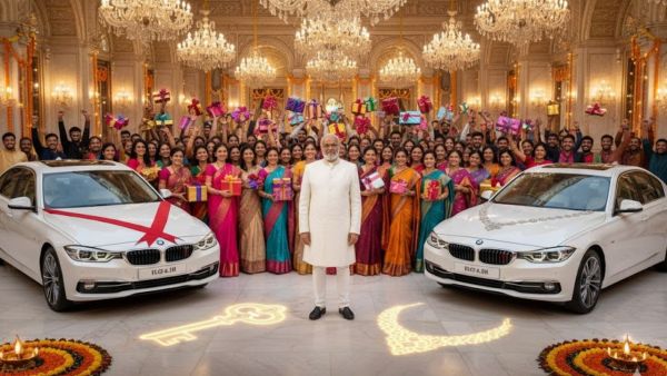 'King' of Diwali Bonus! He has been distributing cars and houses for years, what gift is diamond businessman Savji Dholakia giving this time?
