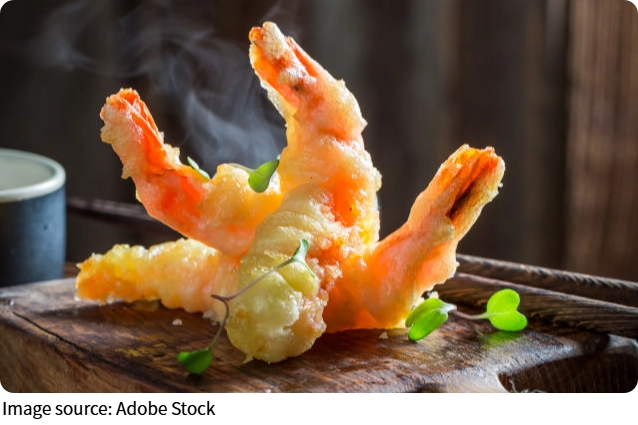 Traditionelle Tempura
