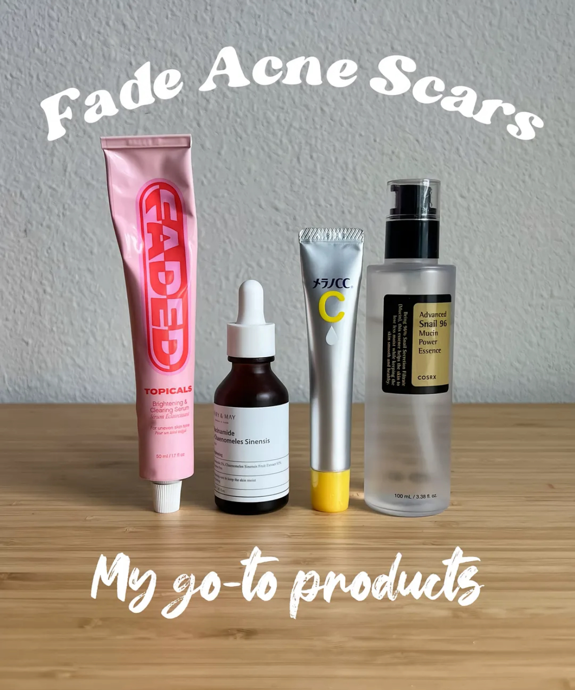Fade Acne Scars!
