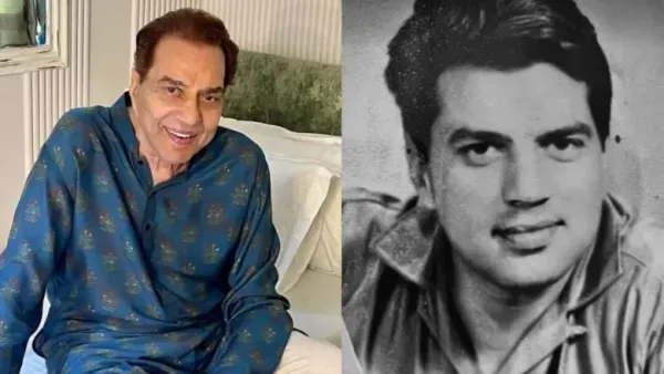 old and new image of Bollywood celebrity Dharmendra