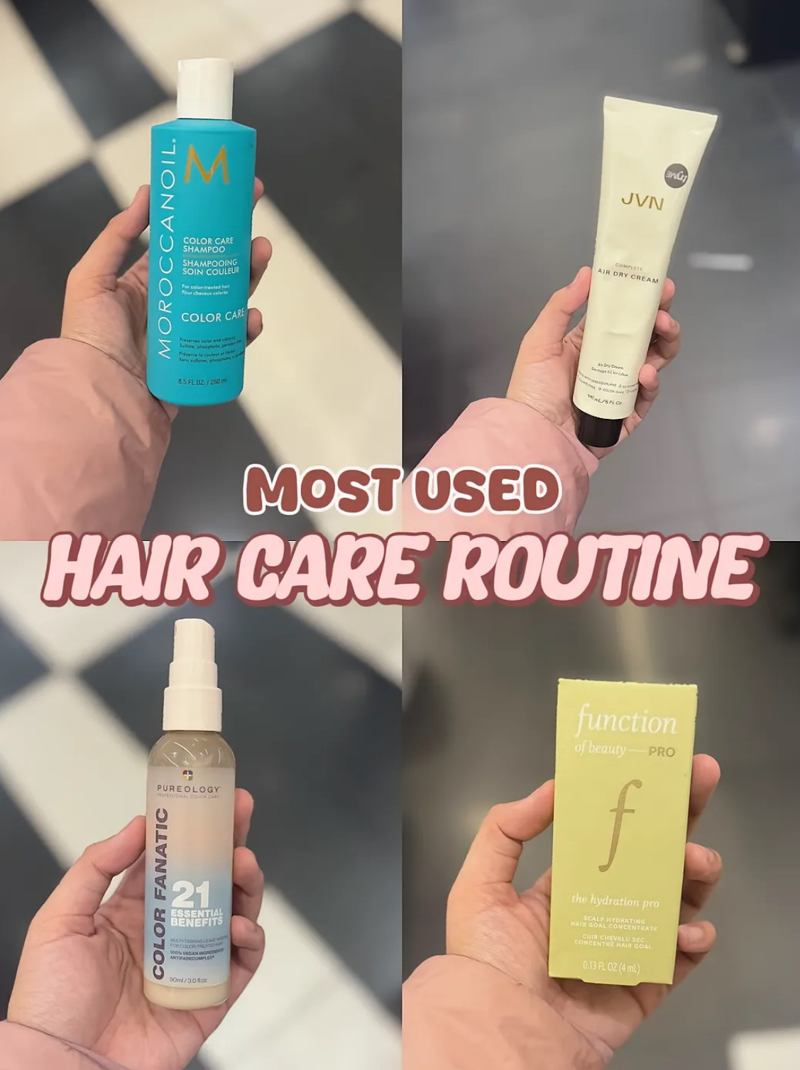 Shiny Hair Routine