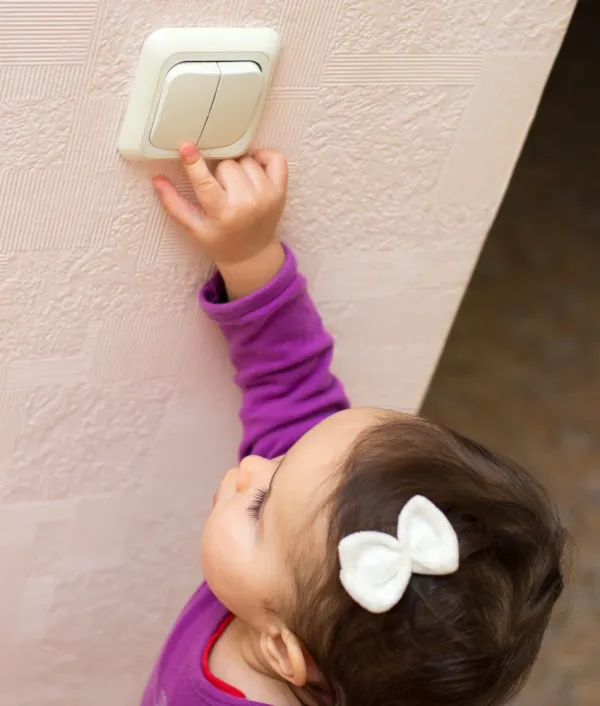 The Necessities People Have Been Forced To Give Up To Keep The Power On toddler pushing light switch family fallen behind on electric bills
