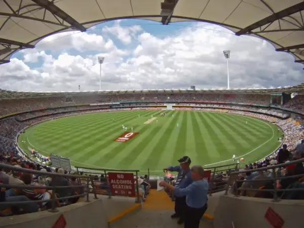 The Gabba in Brisbane — fast, fiery, and a fortress of Australian
cricketing dominance