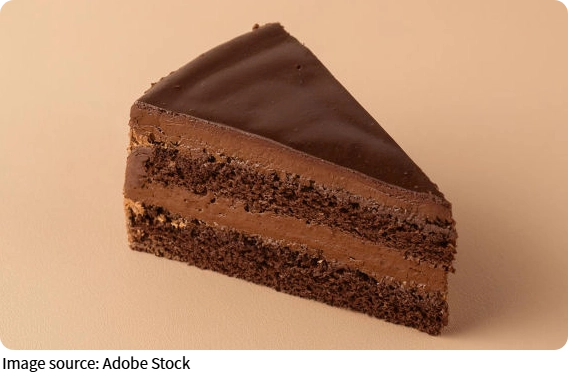 Bolo de chocolate leve