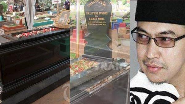 FOTO-FOTO Perbandingan Makam Mewah Uje-Ustaz Jefri Al Buchori Dulu Vs Sekarang