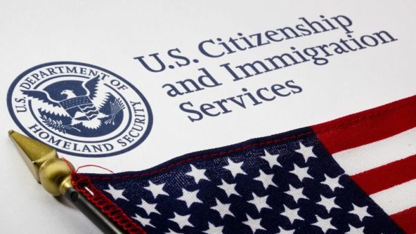 USCIS and Flag