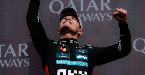 PERAYAAN KEMENANGAN - Pembalap tim McLaren, Lando Norris, saat merayakan kemenangannya di F1 GP Inggris yang digelar di Sirkuit Silverstone, 6 Juli 2025. (Foto Arsip Juli 2025). (Foto: Instagram @lando)