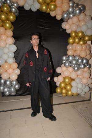 Karan johar at Ektaa Kapoor's birthday bash