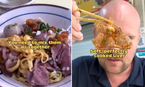 Bule Inggris Ini Kena Semprot Netizen Usai Tuang Kuah ke Mie Babi Bule Inggris Ini Kena Semprot Netizen Usai Tuang Kuah ke Mie Babi