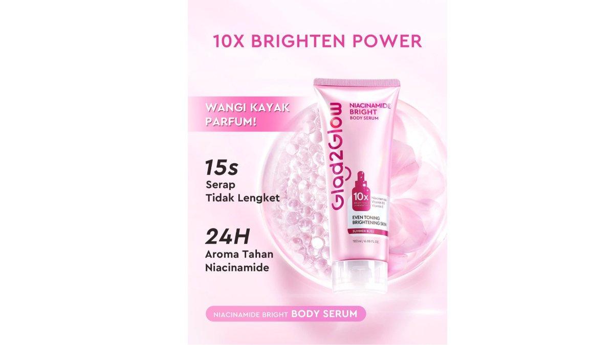 Glad2Glow Niacinamide Bright Body Serum