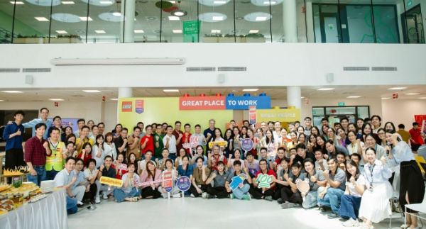 Lego Manufacturing Vietnam received Great Place to Work certification. Photo courtesy of Lego Manufacturing Vietnam