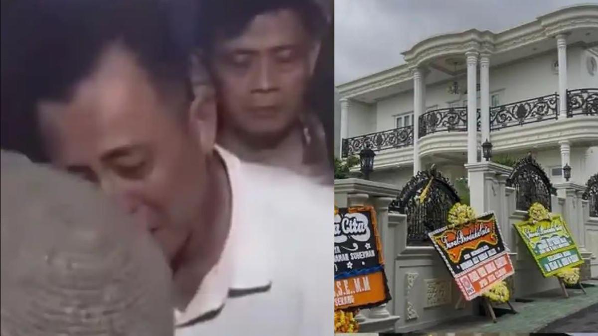 ANAK POLITISI DIBUNUH - Momen Maman Suherman mendapati anaknya tengkurap bersimbah darah