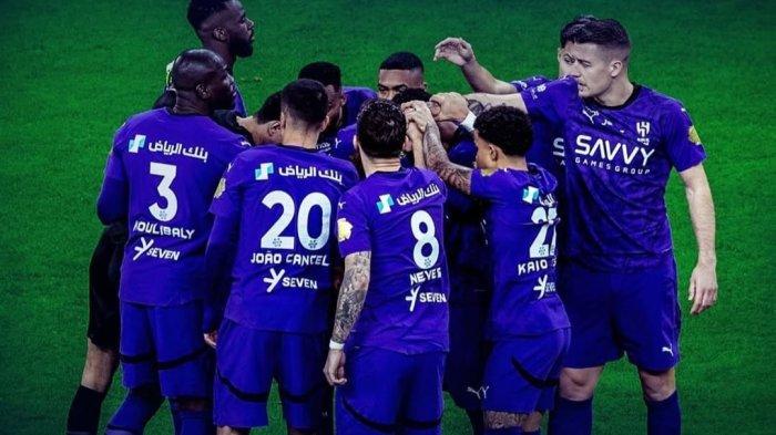 LIGA CHAMPIONS AFC - Para pemain Al-Hilal berkumpul sebelum pertandinga.  Al-Hilal akan menjamu Persepolis dalam pertandingan Liga Champions AFC malam kini, Rabu (5/2/2025) dini hari. (Foto ini diambil dari Instagram klub Al-Hilal pada Selasa (4/2/2025).
