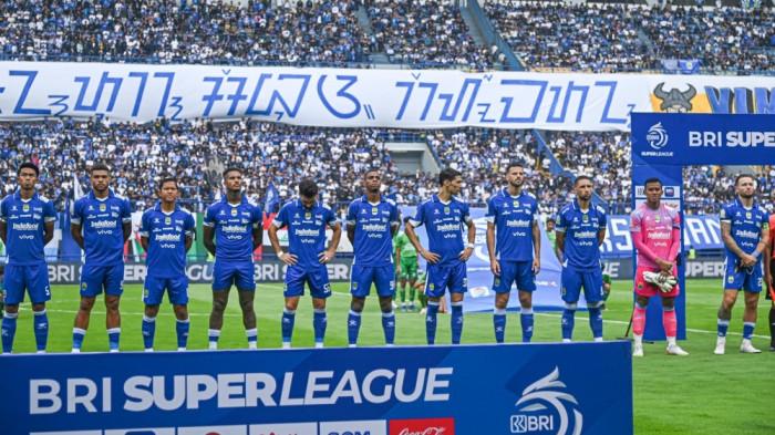 STARTER PERSIB - Starter Persib Bandung di laga melawan Persebaya Surabaya.