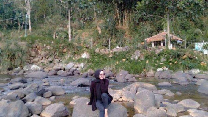 Objek wisata Cadas Ngampar setelah dilabrak air bah pertengahan Januari awal tahun 2020 lalu. Cadas Ngampar ditutup mulai besok. (Tribun Jabar/Andri M Dani)