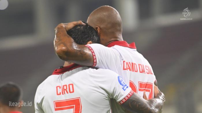 Dua mantan pemain Persib Bandung, David da Silva dan Ciro Alves berseragam Malut United.