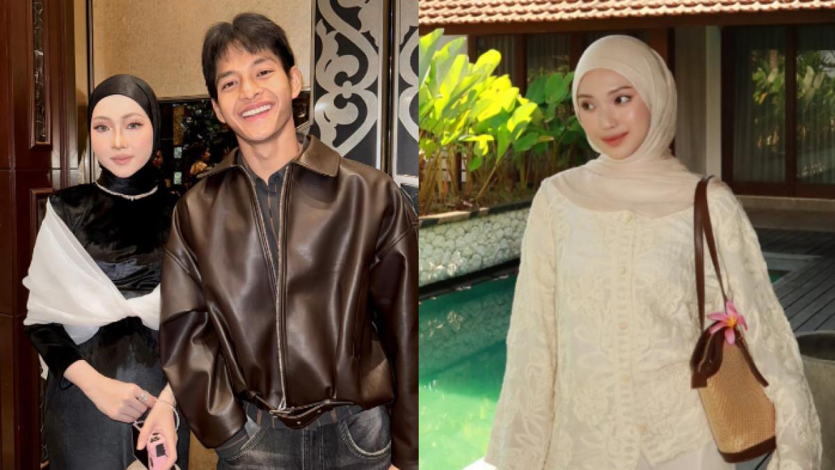 DUGAAN PERSELINGKUHAN JULE - Aliyah Balqis atau Aya (kiri) kuak dugaan perselingkuhan Yusman Kusuma atau Yuka (tengah) dengan Julia Prastini alias Jule (kanan). Ia memperlihatkan nomor kontak Jule di HP Yuka disamarkan jadi Zakie.