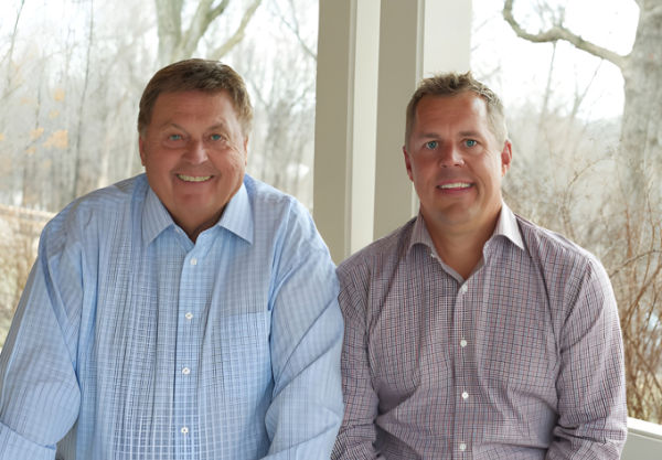 Jack Link (L) and his son Troy Link, CEO of Jack Links. Photo courtesy of the company