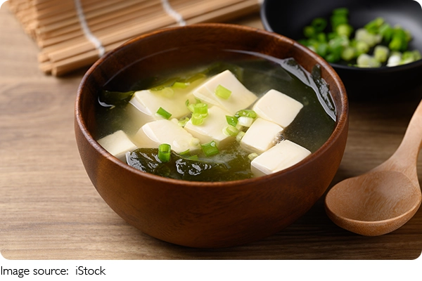 Soupe miso maison