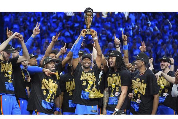 This was Oklahoma City Thunder’s first NBA title since its relocation from Seattle to Oklahoma in 2008.