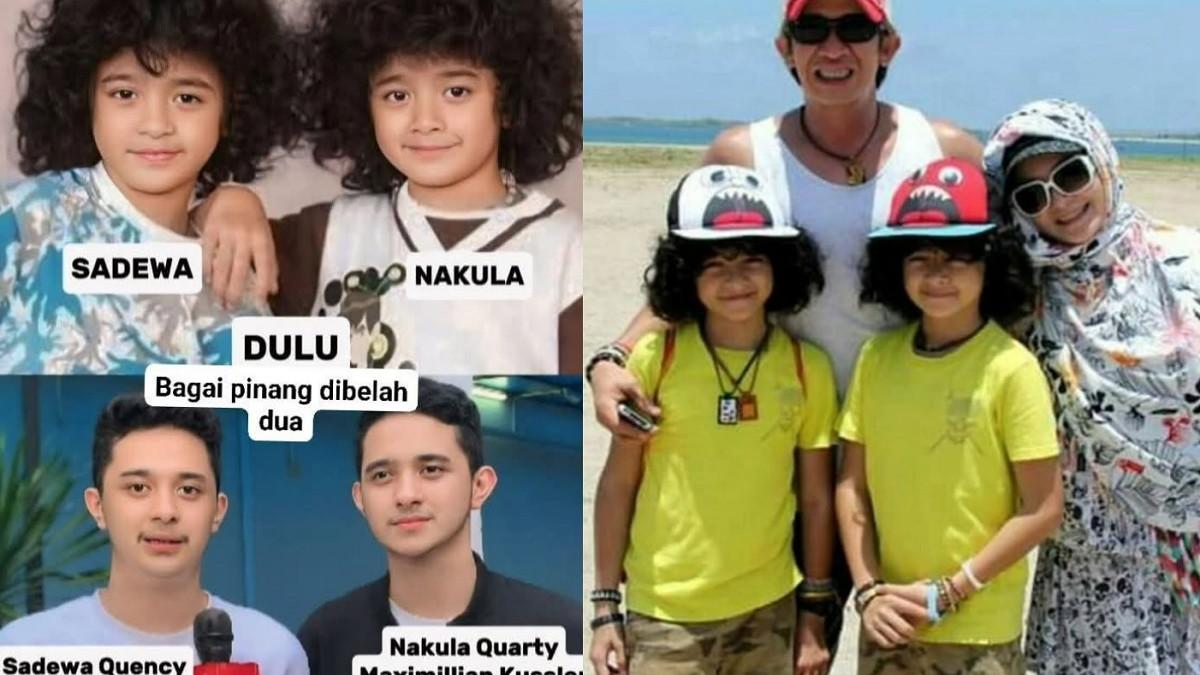 NAKULA DAN SADEWA - Transformasi penampilan Nakula dan Sadewa dulu dan sekarang