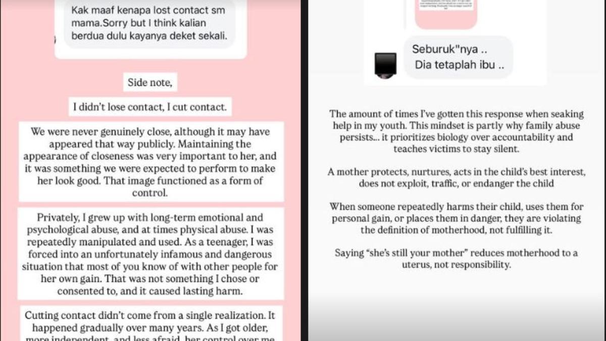 KEHIDUPAN MANOHARA - Manohara menegaskan dirinya sudah putus komunikasi dengan ibu kandungnya, Daisy Fajarina