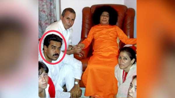 Nicholas Maduro With Satya Sai