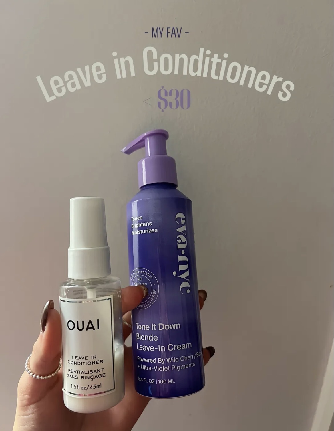 Leave in Conditioners!