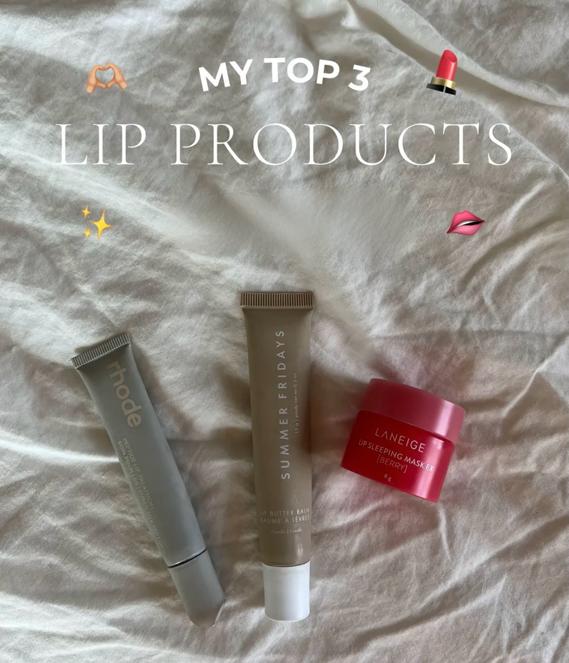 My Top 3 Lips Products!