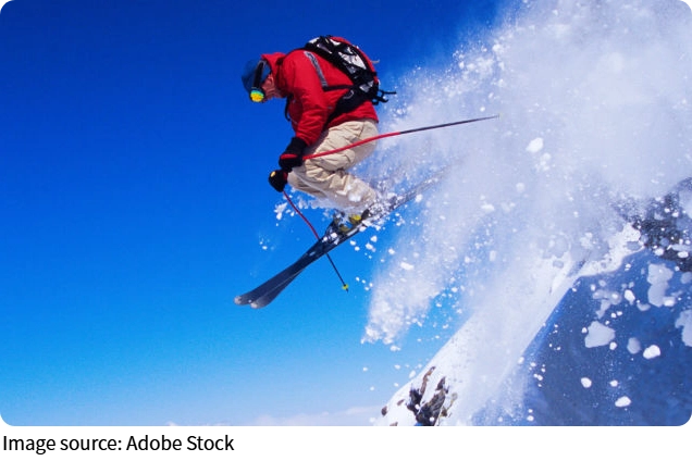 First-Time Ski Struggles