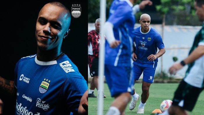 BURSA TRANSFER PERSIB - Gelandang serang, Wiliam Marcilio kini membela Persib Bandung (KIRI). Wiliam menjalani sesi latihan bersama tim sejak diperkenalkan pada Rabu, (25/6/2025) lalu. Wiliam Marcilio mengaku sudah ingin membela Maung sejak masih membela Arema FC.