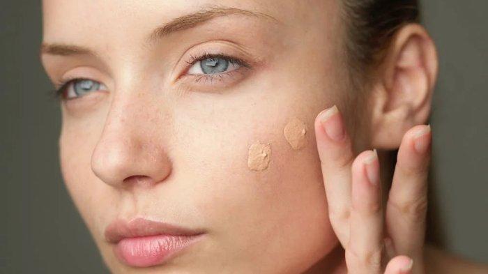 Ilustrasi menggunakan foundation