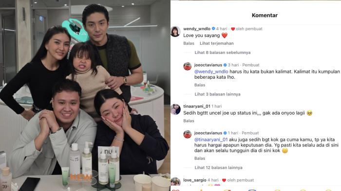 ONYO ABSEN - Tanggapan suami Wendy Lo soal Betrand Peto jarang berkumpul bersama keluarga Sarwendah lagi dicapture Minggu (11/1/2026). Onyo banyak habiskan waktu di rumah Ruben Onsu.