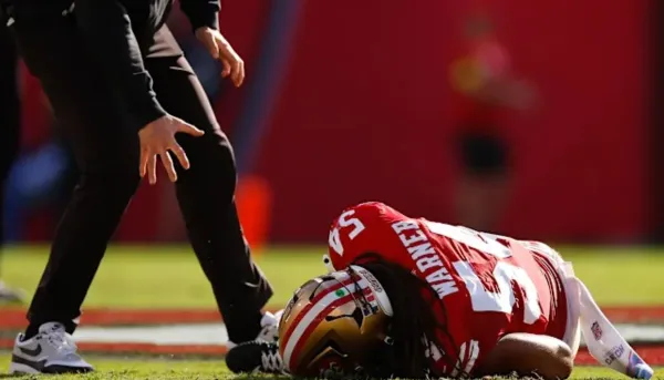 Warner has been sidelined by a fractured right ankle since Week 6 (October 12)