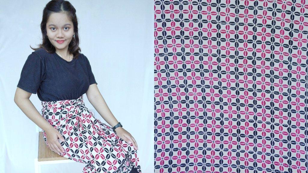 Kain Batik Cap Motif Kopi Pecah Bahan Katun Paris dari Batik Wildan